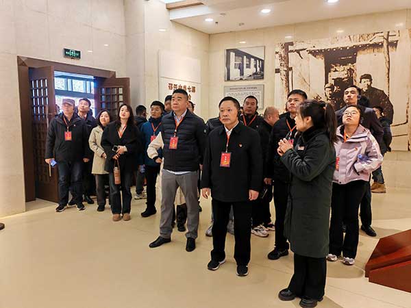 西柏坡红色教育基地现场教学